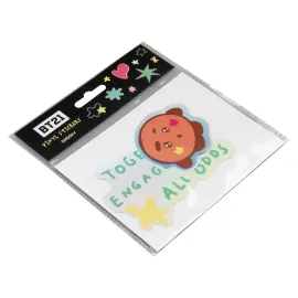 PACK 2 PEGATINAS VINILO BT21 THE JOURNEY SHOOKY 2