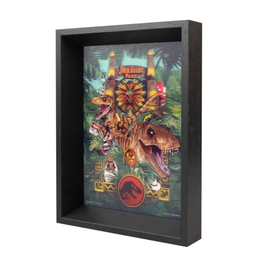 PRINT LENTICULAR ENMARCADO JURASSIC PARK