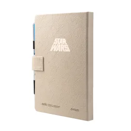 CUADERNO PREMIUM A5 CON BOLIGRAFO SABLE DE LUZ STAR WARS LUKE SKYWALKER 2