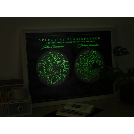 POSTER LUMINISCENTE CONSTELACIONES