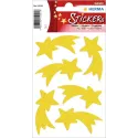 PEGATINAS MAGIC ESTRELLAS NAVIDAD FIELTRO AMARILLO