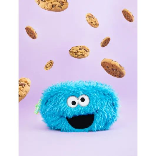 ESTUCHE FELPA BARRIO SESAMO MONSTRUO DE LAS GALLETAS