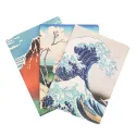 PACK 3 CUADERNOS A5 LA GRAN OLA DE KANAGAWA HOKUSAI