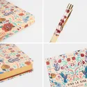SET CUADERNO PREMIUM A5 CON BOLIGRAFO FRIDA KAHLO VIVA LA VIDA