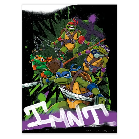 SET MINIPOSTERS TORTUGAS NINJA