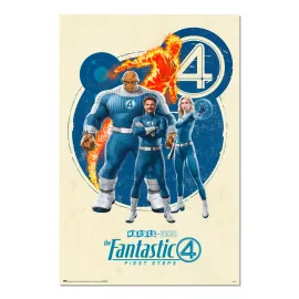 POSTER MARVEL LOS CUATRO FANTASTICOS
