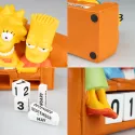 CALENDARIO PERPETUO 3D THE SIMPSONS FAMILIA