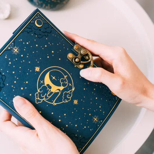 CUADERNO DE PIEL VEGANA (PU) ASTRAL