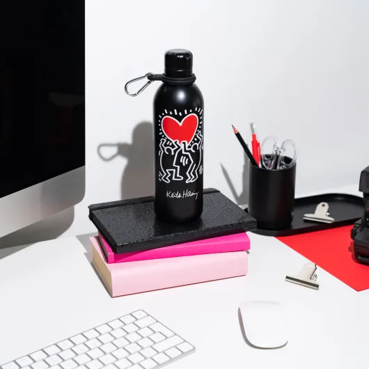 BOTELLA METALICA HOT&COLD 500ML KEITH HARING