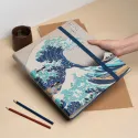 CARPETA 2 ANILLAS LA GRAN OLA DE KANAGAWA HOKUSAI