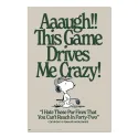 POSTER SNOOPY THIS GAME DRIVES ME CRAZY
