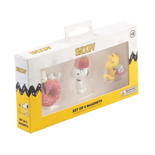SET DE 3 IMANES SNOOPY