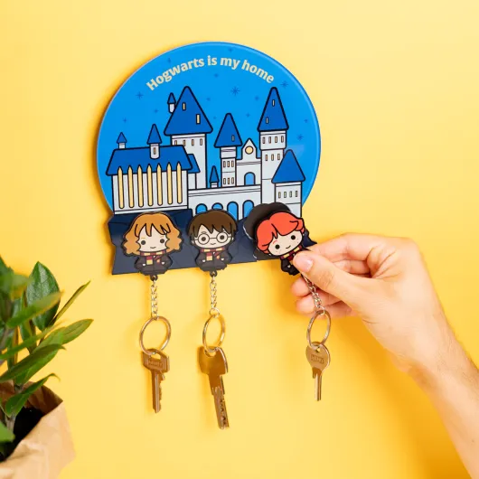 COLGADOR DE LLAVES CON LLAVERO HARRY POTTER