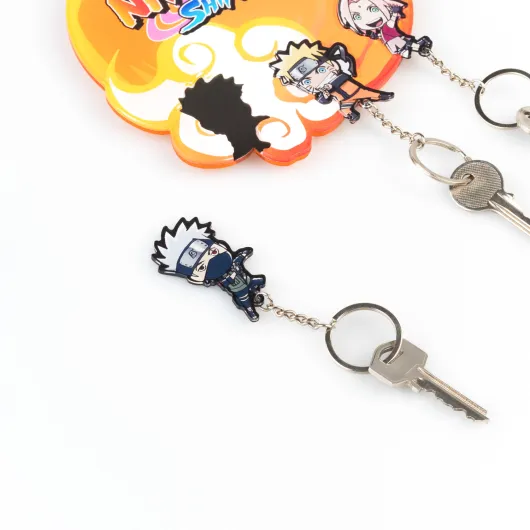 COLGADOR DE LLAVES CON LLAVERO NARUTO SHIPPUDEN