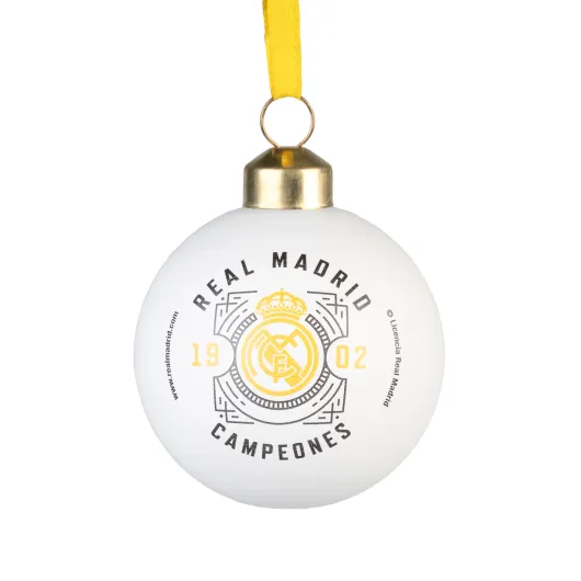 SET DE 4 BOLAS DE NAVIDAD REAL MADRID