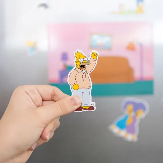 SET DE IMANES TROQUELADOS THE SIMPSONS FAMILIA