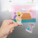 SET DE IMANES TROQUELADOS THE SIMPSONS FAMILIA