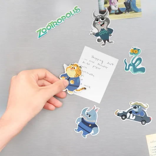 SET DE IMANES TROQUELADOS DISNEY ZOOTROPOLIS 2