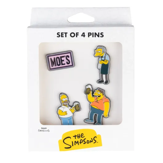 SET DE 4 PINS THE SIMPSONS TABERNA DE MOE