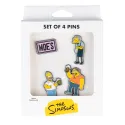 SET DE 4 PINS THE SIMPSONS TABERNA DE MOE