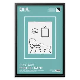 MARCO POSTER 61X91,5 CM MDF NEGRO CURVO