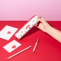 SET ESTUCHE CON BOLIGRAFO Y LAPIZ SNOOPY LOVE SEASON