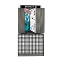 KIT EXPOSITOR POSTERS METAL NEGRO 96 REFS ALTO SIN MERCANCIA