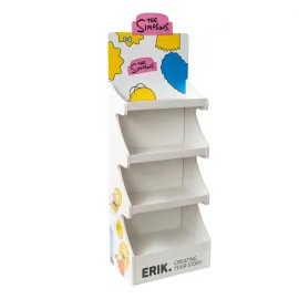 Expositor The Simpsons para tienda con estantes display vertical sin productos