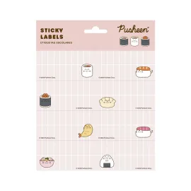 ETIQUETAS ADHESIVAS PUSHEEN SUSHI ROLL