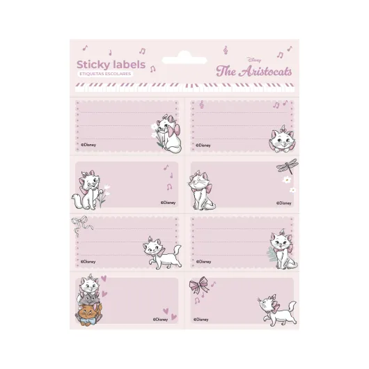 ETIQUETAS ADHESIVAS DISNEY LOS ARISTOGATOS MARIE