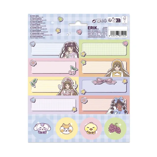 ETIQUETAS ADHESIVAS ANIME TREND