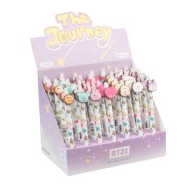 SET 35 BOLIGRAFOS DE GEL BORRABLE BT21
