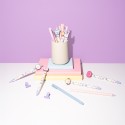 SET 35 BOLIGRAFOS DE GEL BORRABLE BT21