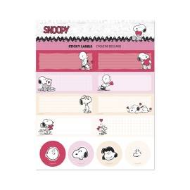 ETIQUETAS ADHESIVAS SNOOPY LOVE SEASON