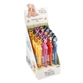 SET 20 BOLIGRAFOS TOPPER GIRATORIO DISNEY WINNIE THE POOH 100 ANIVERSARIO