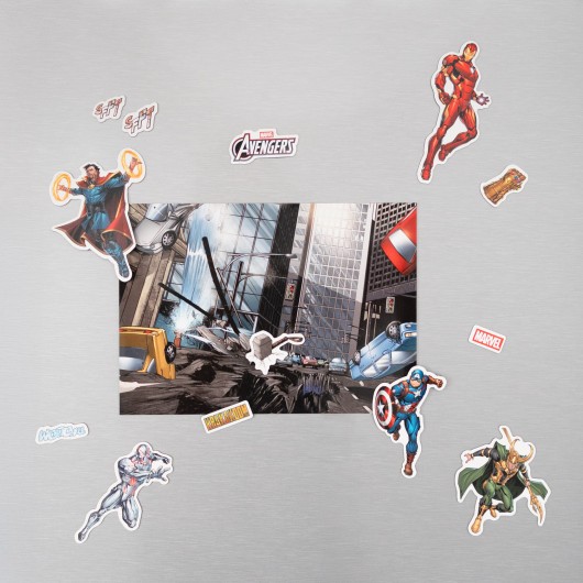 SET DE IMANES TROQUELADOS MARVEL LOS VENGADORES