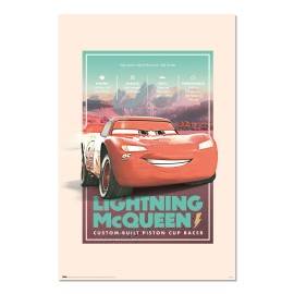 POSTER DISNEY PIXAR CARS VINTAGE