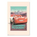 POSTER DISNEY PIXAR CARS VINTAGE