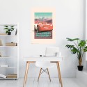 POSTER DISNEY PIXAR CARS VINTAGE