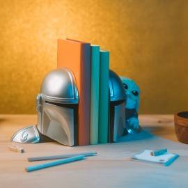 SUJETALIBROS STAR WARS THE MANDALORIAN AND GROGU 2