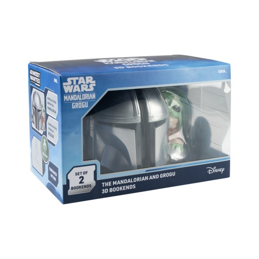 SUJETALIBROS STAR WARS THE MANDALORIAN AND GROGU