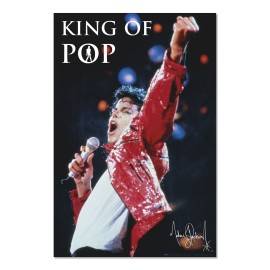 POSTER MICHAEL JACKSON KING OF POP
