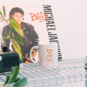TAZA MICHAEL JACKSON KING OF POP BLANCA