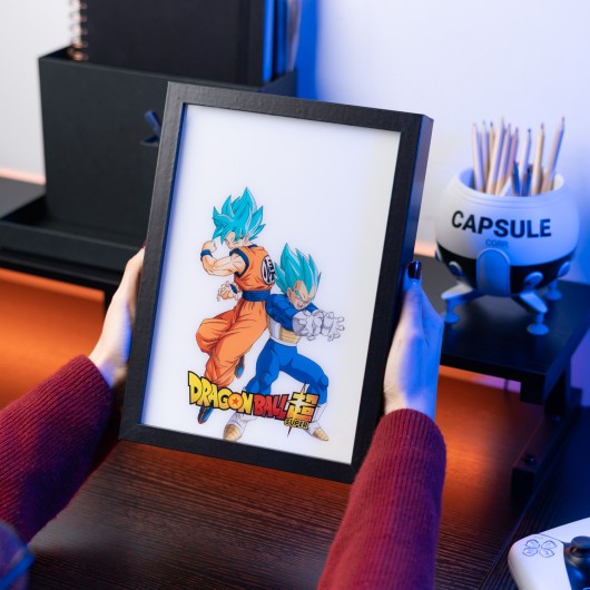 LAMINA LED ENMARCADA DRAGON BALL SUPER