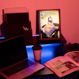 LAMINA LED ENMARCADA DC COMICS SUPERMAN 2