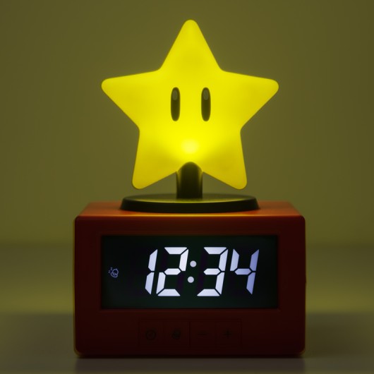 RELOJ DESPERTADOR ICON ESTRELLA MARIO