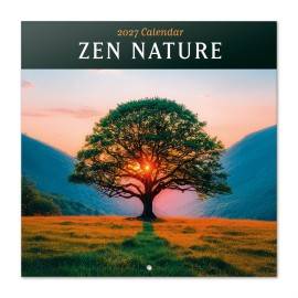 CALENDAR 2027 30X30 ZEN NATURE US