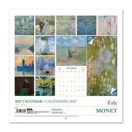 CALENDAR 2027 30X30 MONET US 2