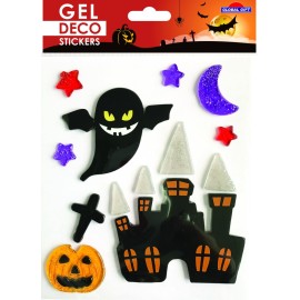 PEGATINAS GEL DECO HALLOWEEN CASTILLO ENCANTADO