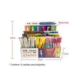 EXPOSITOR SOBREMESA BOLIGRAFOS SIN MERCANCIA